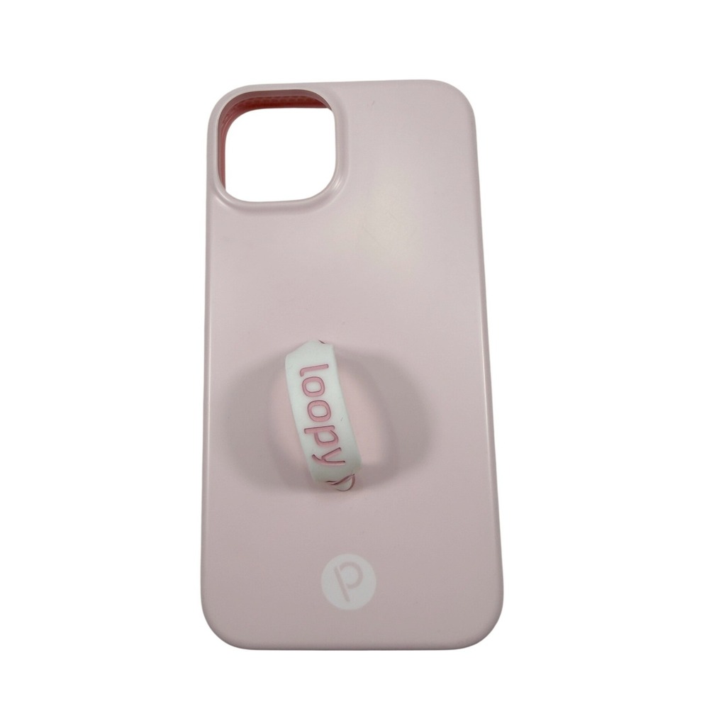 Loopy Blush Pink iPhone 6.1 Case Breast Cancer Awareness Loop
